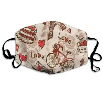 Mouth Mask Earloop Mouth Masks Fashion Polyester Breathable Mask - Paris Eiffel Tower Floral Lovely Adjustable Elastic Band
Mouth Mask Earloop Mouth Masks Fashion Polyester Breathable Mask - Paris Eiffel Tower Floral Lovely Adjustable Elastic Band