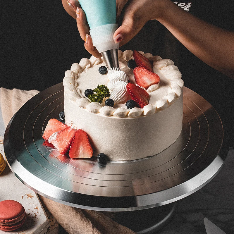 Free Ship Baking Tool 12 Inch Alloy Mounted Cream Cake Turntable Rotating Table Stand Base Turn Around Decorating Silver Metal
Free Ship Baking Tool 12 Inch Alloy Mounted Cream Cake Turntable Rotating Table Stand Base Turn Around Decorating Silver Metal
