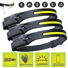 1-10PCS Induction Headlamp 350 Lumens Built-in Battery Rechargeable Waterproof Flashlight USB 5 Lighting Modes Light
1-10PCS Induction Headlamp 350 Lumens Built-in Battery Rechargeable Waterproof Flashlight USB 5 Lighting Modes Light