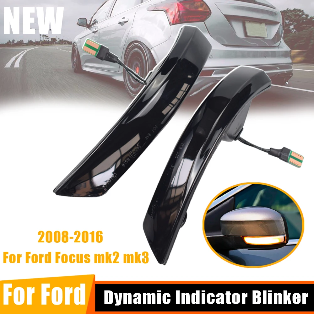LED Repeater Light Side Mirror Flashing Light Side Wing Dynamic Turn Signal Blinker For Ford Focus 2 3 Mk2 Mk3 Mondeo Mk4
LED Repeater Light Side Mirror Flashing Light Side Wing Dynamic Turn Signal Blinker For Ford Focus 2 3 Mk2 Mk3 Mondeo Mk4