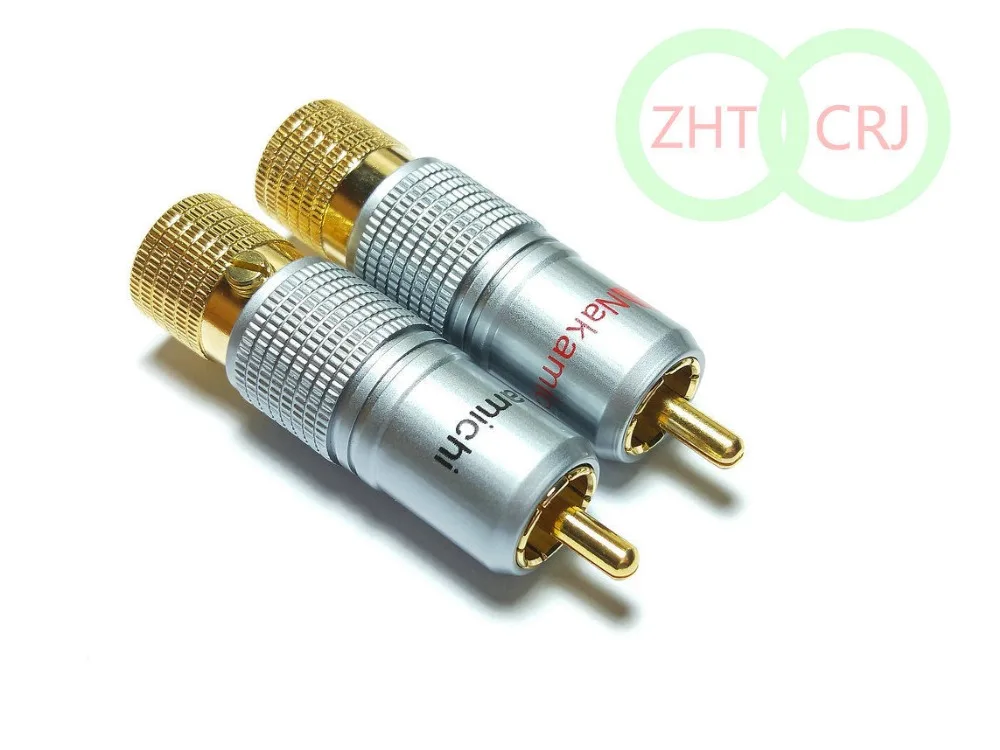 20 шт. штекер RCA Nakamichi коннектор для аудиокабеля с покрытием 24 к|Соединители| |