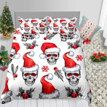 Thumbedding Skull Print Bedding Set Christmas Decoration For Home Creative 3D Duvet Cover King Queen Twin Full Single Bed Set
Thumbedding Skull Print Bedding Set Christmas Decoration For Home Creative 3D Duvet Cover King Queen Twin Full Single Bed Set