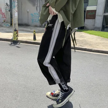 Autumn New Cotton Track Pants Men's Fashion Contrast Color Casual Trousers Man Streetwear Wild Hip Hop Loose Joggers Sweatpants 
Autumn New Cotton Track Pants Men's Fashion Contrast Color Casual Trousers Man Streetwear Wild Hip Hop Loose Joggers Sweatpants