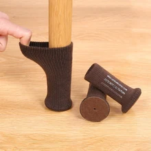 Knitted Table Chair Legs Caps Brown Non Slip Foot Socks Pads Cover Protection Anti-vibration Wood Floor Furniture Protector
Knitted Table Chair Legs Caps Brown Non Slip Foot Socks Pads Cover Protection Anti-vibration Wood Floor Furniture Protector