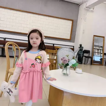 2020 Girls Dress Long Sleeve Pink Colour Cartoon Design Pullover Kids Knitted Clothes
2020 Girls Dress Long Sleeve Pink Colour Cartoon Design Pullover Kids Knitted Clothes