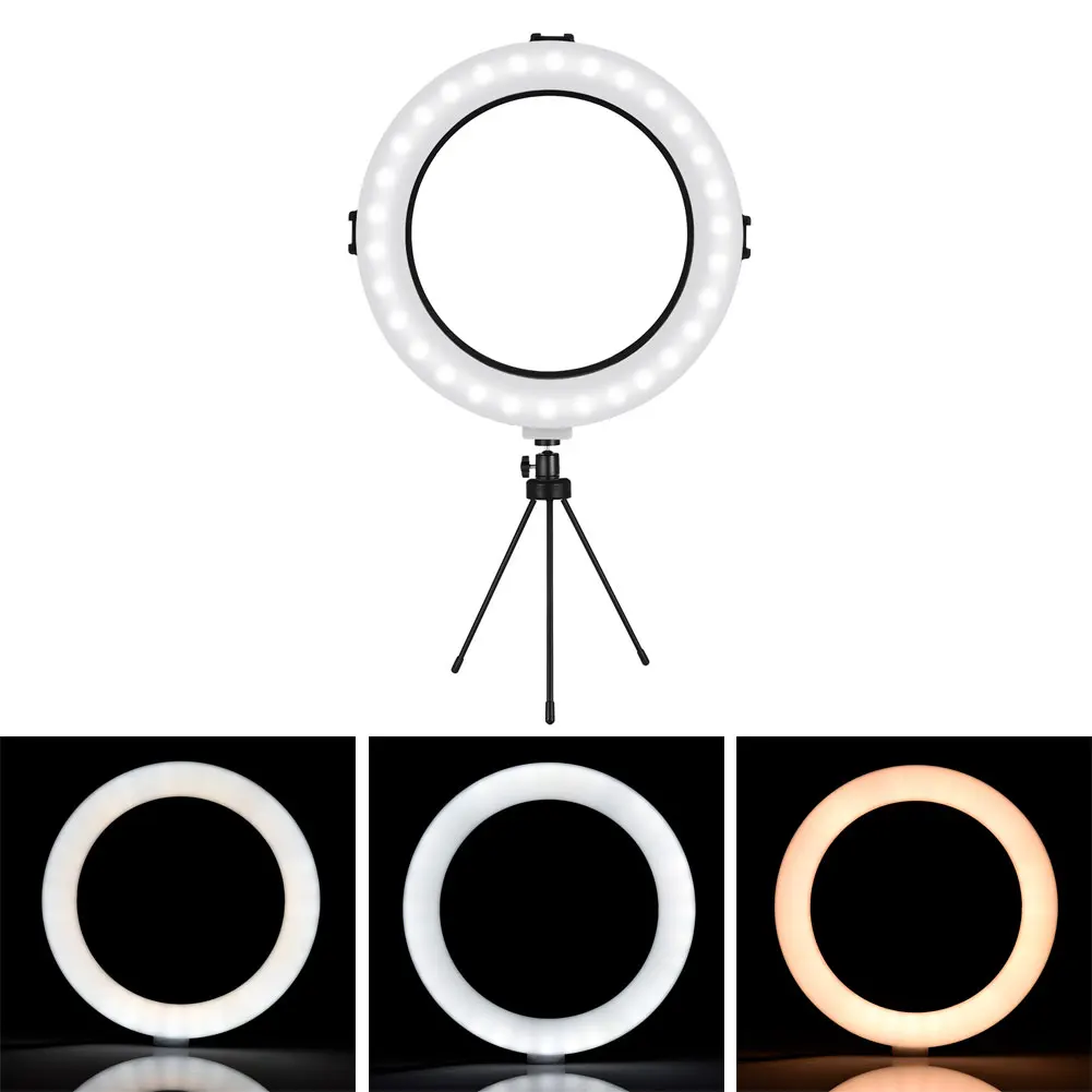 8-inch dimmable fill light LED ring light for studio camera video live selfie with 13cm tripod
8-inch dimmable fill light LED ring light for studio camera video live selfie with 13cm tripod