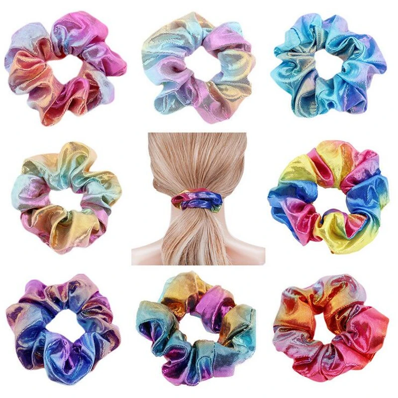 1Pcs Shiny 2Color Punk Style Hair Band Gradient Laser splicing Fabric HairBands Hair Scrunchies Girls Personality Hair Holder
1Pcs Shiny 2Color Punk Style Hair Band Gradient Laser splicing Fabric HairBands Hair Scrunchies Girls Personality Hair Holder