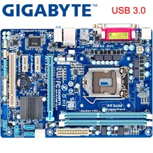 Gigabyte GA-B75M-D3V desktop placa-mãe b75 soquete lga 1155 i3 i5 i7 ddr3 32g micro atx original B75M-D3V usado mainboard h61(China)