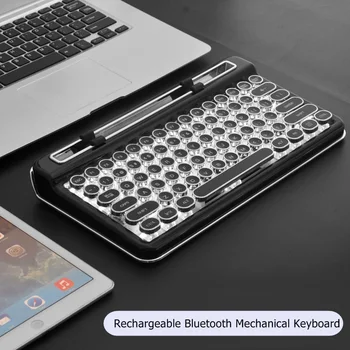 New Rechargeable 76 Key Bluetooth Wireless/Wired Dual-Mode Backlight Mechanical Keyboard For Notebook Tablet Mobile Phone
New Rechargeable 76 Key Bluetooth Wireless/Wired Dual-Mode Backlight Mechanical Keyboard For Notebook Tablet Mobile Phone