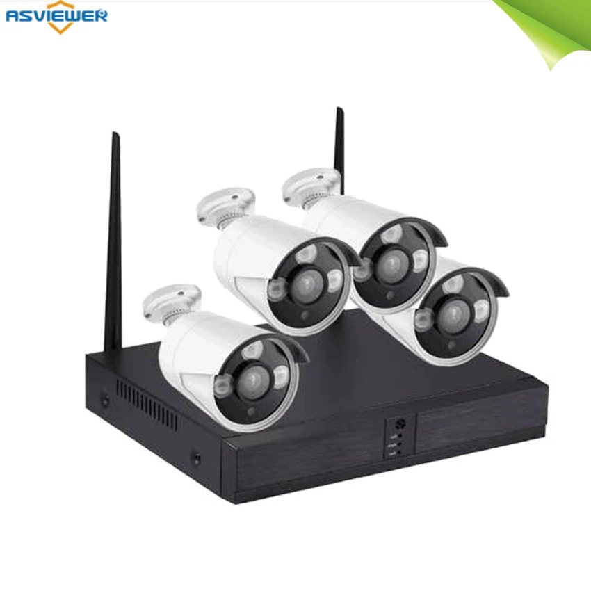 Wifi Wireless NVR Kits Security System IP waterproof Camera set 4CH CCTV Video Surveillance system | Безопасность и защита