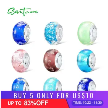 Santuzza Silver Charm Colorful Beads Charm Fit For Bracelet Bangle DIY Making 100% Pure 925 Sterling Silver Fashion Jewelry
Santuzza Silver Charm Colorful Beads Charm Fit For Bracelet Bangle DIY Making 100% Pure 925 Sterling Silver Fashion Jewelry