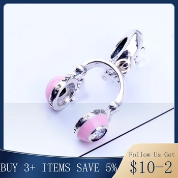 Pandach Authentic 100% 925 Sterling Silver Pink Headset Charms Fit Original Design Bracelet Making Fashion Jewelry DIY CMC12
Pandach Authentic 100% 925 Sterling Silver Pink Headset Charms Fit Original Design Bracelet Making Fashion Jewelry DIY CMC12