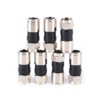 10 Pieces RG6 F Type Compression Connector High Quality Snap Seal Plug For Sky Satellite Virgin Cable
10 Pieces RG6 F Type Compression Connector High Quality Snap Seal Plug For Sky Satellite Virgin Cable