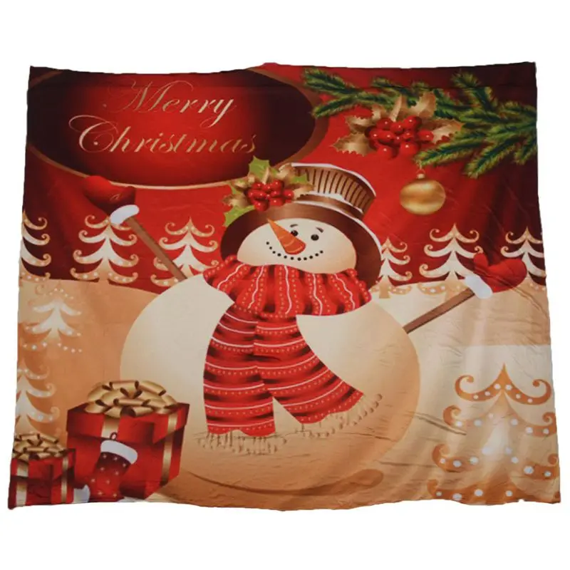 

Snowman and Gift Christmas theme Tapestry Wall Hanging Indian Wall Art
