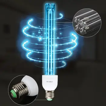 E27 UV Ozone Quartz lamps ultraviolet germicidal lights UV lamp for home ultraviolet sterilization lamp sterilizat 20W 
E27 UV Ozone Quartz lamps ultraviolet germicidal lights UV lamp for home ultraviolet sterilization lamp sterilizat 20W