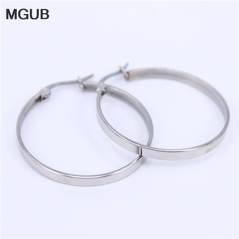 MGUB silver color 40mm 50mm 60mm flat 2.5mm width 316L stainless steel earrings Original Image Exquisite Making wholesale LH456
MGUB silver color 40mm 50mm 60mm flat 2.5mm width 316L stainless steel earrings Original Image Exquisite Making wholesale LH456