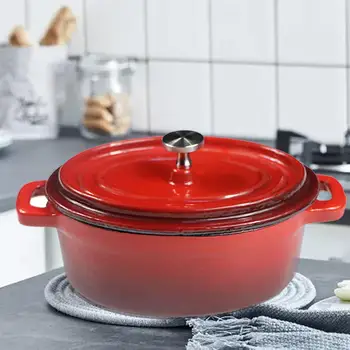 Mini Dutch Ovens Enameled Cast Iron Covered Casserole Anti - Scalding Oval Pot Kitchen Cooking Pot Cookware
Mini Dutch Ovens Enameled Cast Iron Covered Casserole Anti - Scalding Oval Pot Kitchen Cooking Pot Cookware