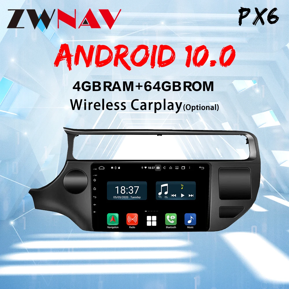 ZWNAV Android 10 Car Radio Multimedia Video Player For KIA K3 RIO 2015-2019 GPS Navigaion 1din Navigation GPS PX6 DSP carplay
ZWNAV Android 10 Car Radio Multimedia Video Player For KIA K3 RIO 2015-2019 GPS Navigaion 1din Navigation GPS PX6 DSP carplay