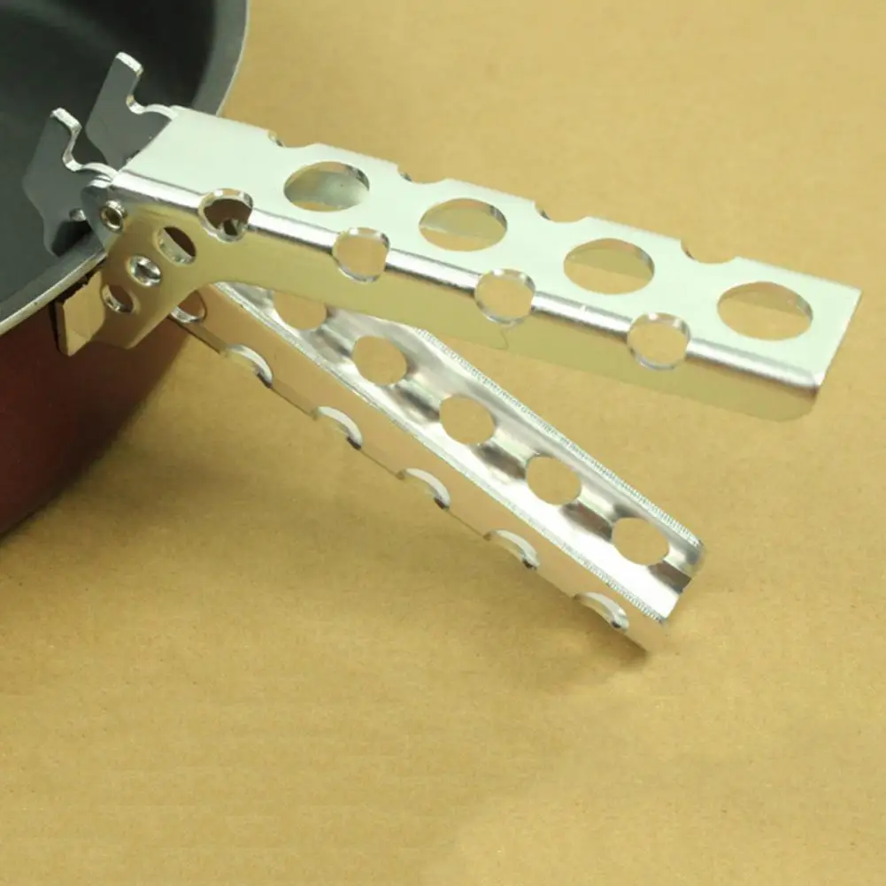 Pot Gripper Aluminum Alloy Portable Bowl Clamp Anti-scald Cooking Supplies for Camping
Pot Gripper Aluminum Alloy Portable Bowl Clamp Anti-scald Cooking Supplies for Camping