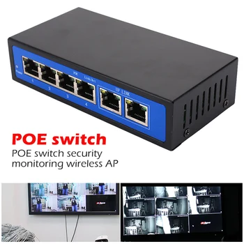POE Ethernet Switch RJ45 4+2 Ports 10/100Mbps 250M POE Fast Ethernet Network Switch for IP camera/Wireless AP/POE camera
POE Ethernet Switch RJ45 4+2 Ports 10/100Mbps 250M POE Fast Ethernet Network Switch for IP camera/Wireless AP/POE camera