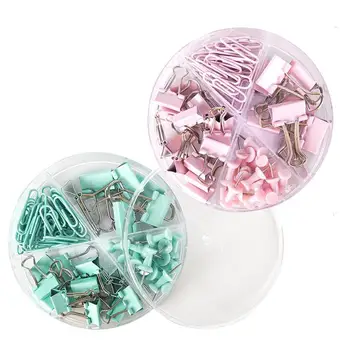 2 Boxes Paper Clip Portable Durable Practical Pushpins Office Supplies School Stationery for Teachers Students Office Worker
2 Boxes Paper Clip Portable Durable Practical Pushpins Office Supplies School Stationery for Teachers Students Office Worker