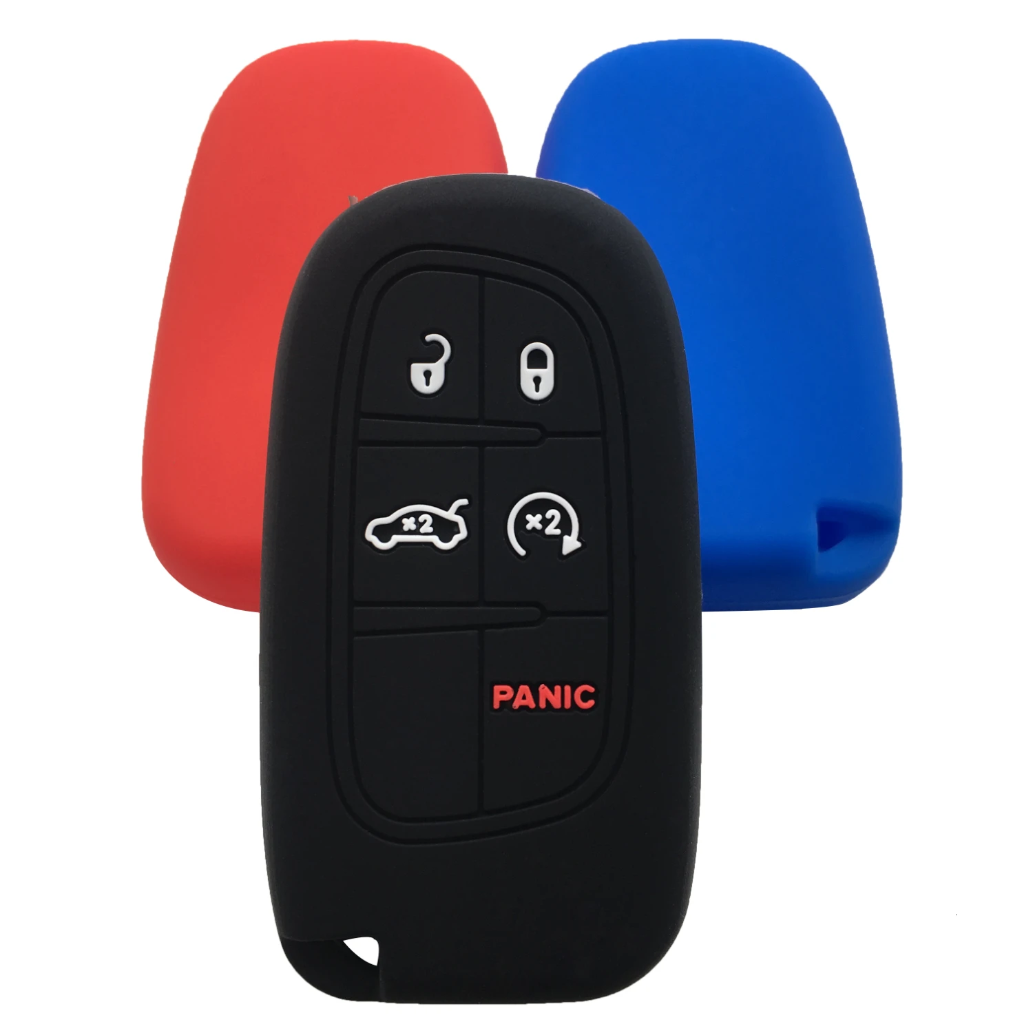 Silica Gel Case For Keys Cover Jeep Compas Cherokee Renegade Dodge RAM Charger Dart Durango Journey Viper Remote Key Fob | Автомобили и