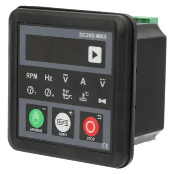 DC20D MKII Electronic Generator Controller Module Control Panel for Diesel Engine or Generator Over Frequency Low Frequency
DC20D MKII Electronic Generator Controller Module Control Panel for Diesel Engine or Generator Over Frequency Low Frequency