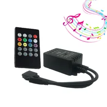 20 Toetsen Muziek Voice Sound Sensor Controller Ir Afstandsbediening Praktische Party Rgb 3528 5050 Rgb Led Light Strip(China)
