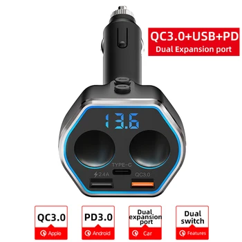 CDEN Quick Charge 3.0 USB Car Charger For iPhone QC3.0 QC Type C PD Car Fast Mobile Phone Charger Automotive voltage monitoring
CDEN Quick Charge 3.0 USB Car Charger For iPhone QC3.0 QC Type C PD Car Fast Mobile Phone Charger Automotive voltage monitoring