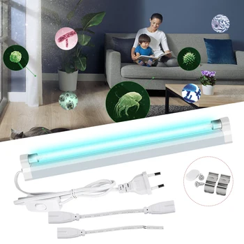 Ultraviolet Lamp Germicidal Light T5 Tube 6W 8W Sterilizer Kill Dust Mite Eliminator UV Ozone Disinfection Quartz Lamp 220V 110V
Ultraviolet Lamp Germicidal Light T5 Tube 6W 8W Sterilizer Kill Dust Mite Eliminator UV Ozone Disinfection Quartz Lamp 220V 110V