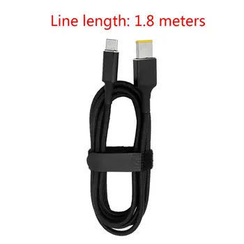 USB-C Type-C to Slim Tip Power Cable Fast Charging Cord for Le-novo 65W Slim Tip Laptops ThinkPad L440 L450 L540 S431
USB-C Type-C to Slim Tip Power Cable Fast Charging Cord for Le-novo 65W Slim Tip Laptops ThinkPad L440 L450 L540 S431
