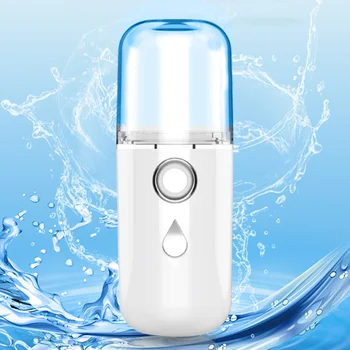 USB Charged Nano Hydrator Mini Handheld Beauty Instrument Water Replenishment Instrument Portable Face Humidifier for Lady (Whit
USB Charged Nano Hydrator Mini Handheld Beauty Instrument Water Replenishment Instrument Portable Face Humidifier for Lady (Whit