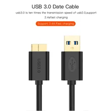 

Super Speed 1.5M USB 3.0 Type A to Micro B Cable For External Hard Drive Disk HDD Samsung S5 Note3 USB HDD Data Cable Cord Hot