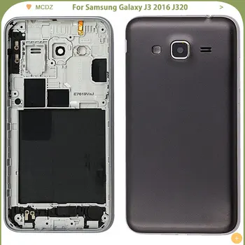 New Battery Cover For Samsung Galaxy J3 2016 J320 J320F J320FD Back Cover + Middle Frame Rear Mid Bezel Case Full Housing
New Battery Cover For Samsung Galaxy J3 2016 J320 J320F J320FD Back Cover + Middle Frame Rear Mid Bezel Case Full Housing