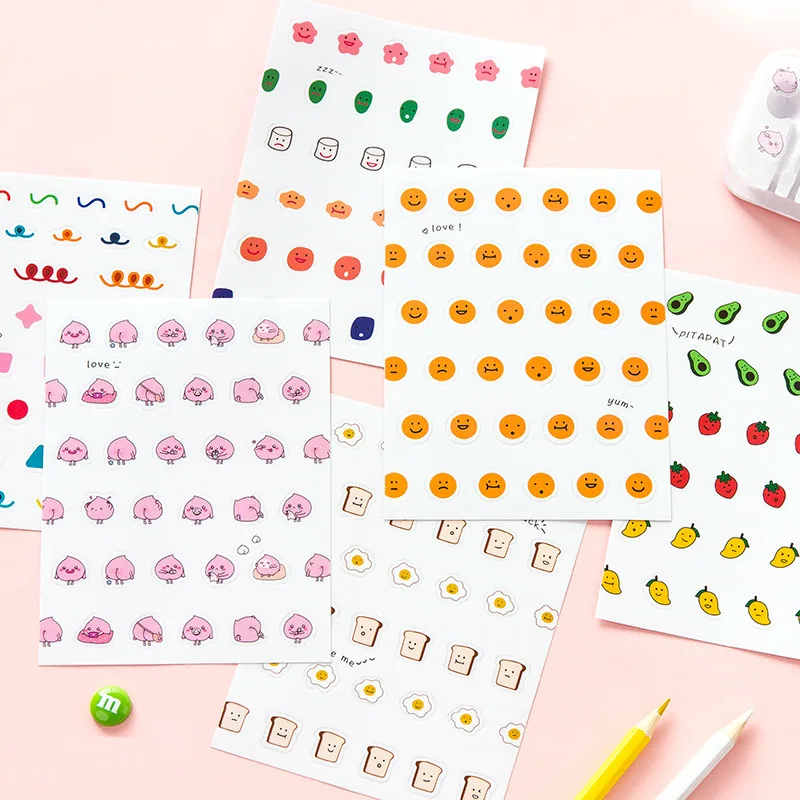 INS 2pcs/pack Funny Fruit Small Label Sticker Handbook Cup Cute Expression Seal Decorative Stickers Scrapbooking Diy Stationery
INS 2pcs/pack Funny Fruit Small Label Sticker Handbook Cup Cute Expression Seal Decorative Stickers Scrapbooking Diy Stationery