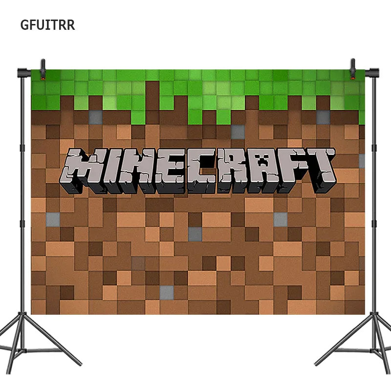 GFUITRR Minecraft Photography Backdrop Birthday Baby Shower Photo Background Vinyl Photo Booth Props
GFUITRR Minecraft Photography Backdrop Birthday Baby Shower Photo Background Vinyl Photo Booth Props