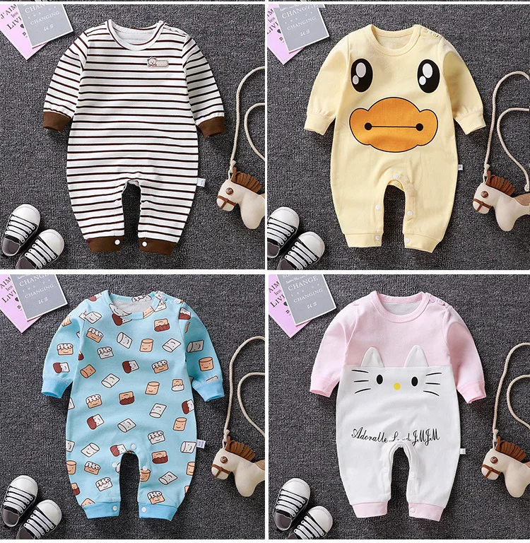 Spring Baby Romper Long Sleeves Baby Girl Clothes Cartoon Newborn Boys Clothing Costume Cotton Overalls for Children One-Pieces
Spring Baby Romper Long Sleeves Baby Girl Clothes Cartoon Newborn Boys Clothing Costume Cotton Overalls for Children One-Pieces
