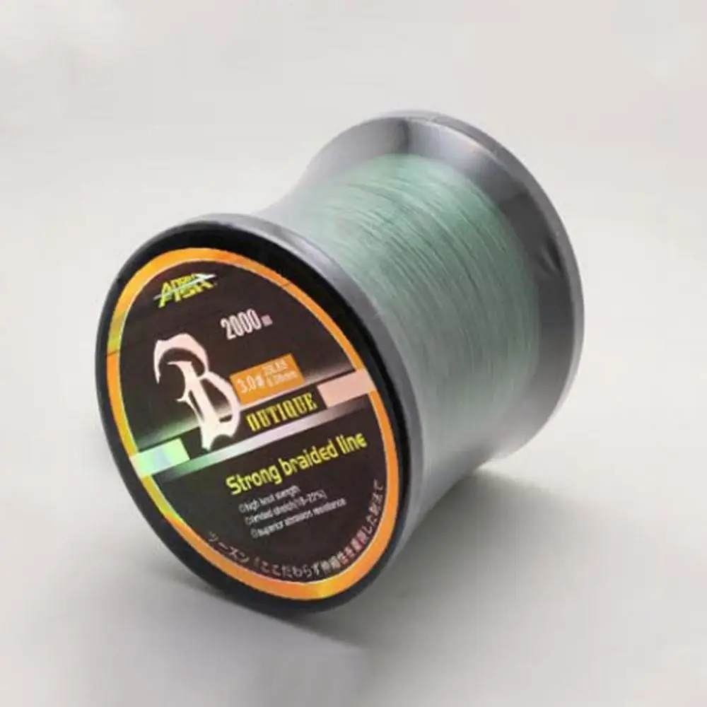 Braided Fishing Line 4 Strands 2000M PE Line Multifilament Saltwater Freshwater 12-80LB Smooth Floating Wire
Braided Fishing Line 4 Strands 2000M PE Line Multifilament Saltwater Freshwater 12-80LB Smooth Floating Wire