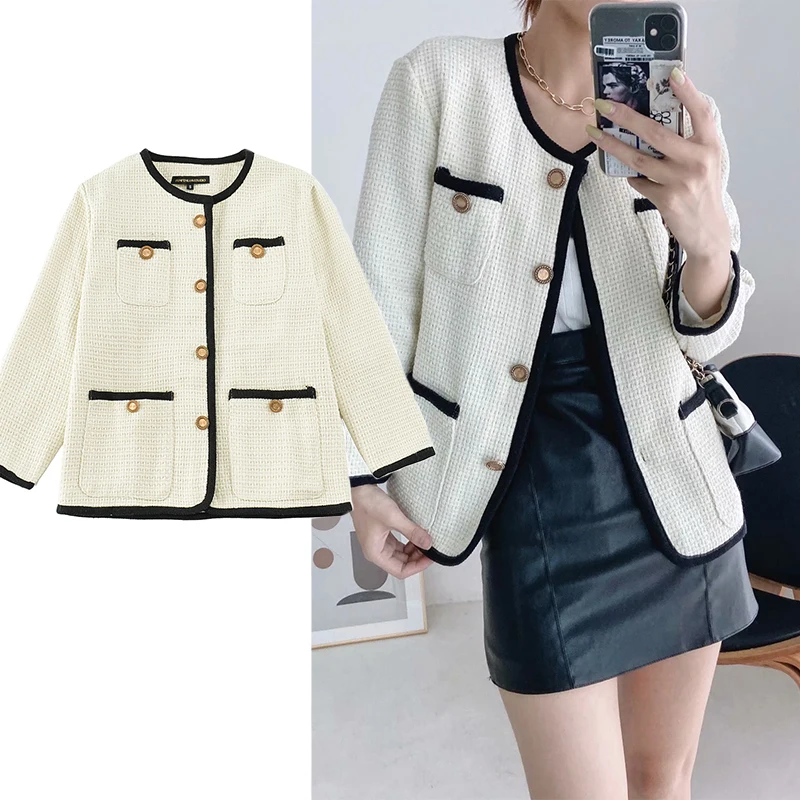 JXYSY 2020 Women's Winter Jacket Elegant Woven Gold Single Breasted Office Commuter Black Striped Fall Winter Retro Jacket 2020
JXYSY 2020 Women's Winter Jacket Elegant Woven Gold Single Breasted Office Commuter Black Striped Fall Winter Retro Jacket 2020