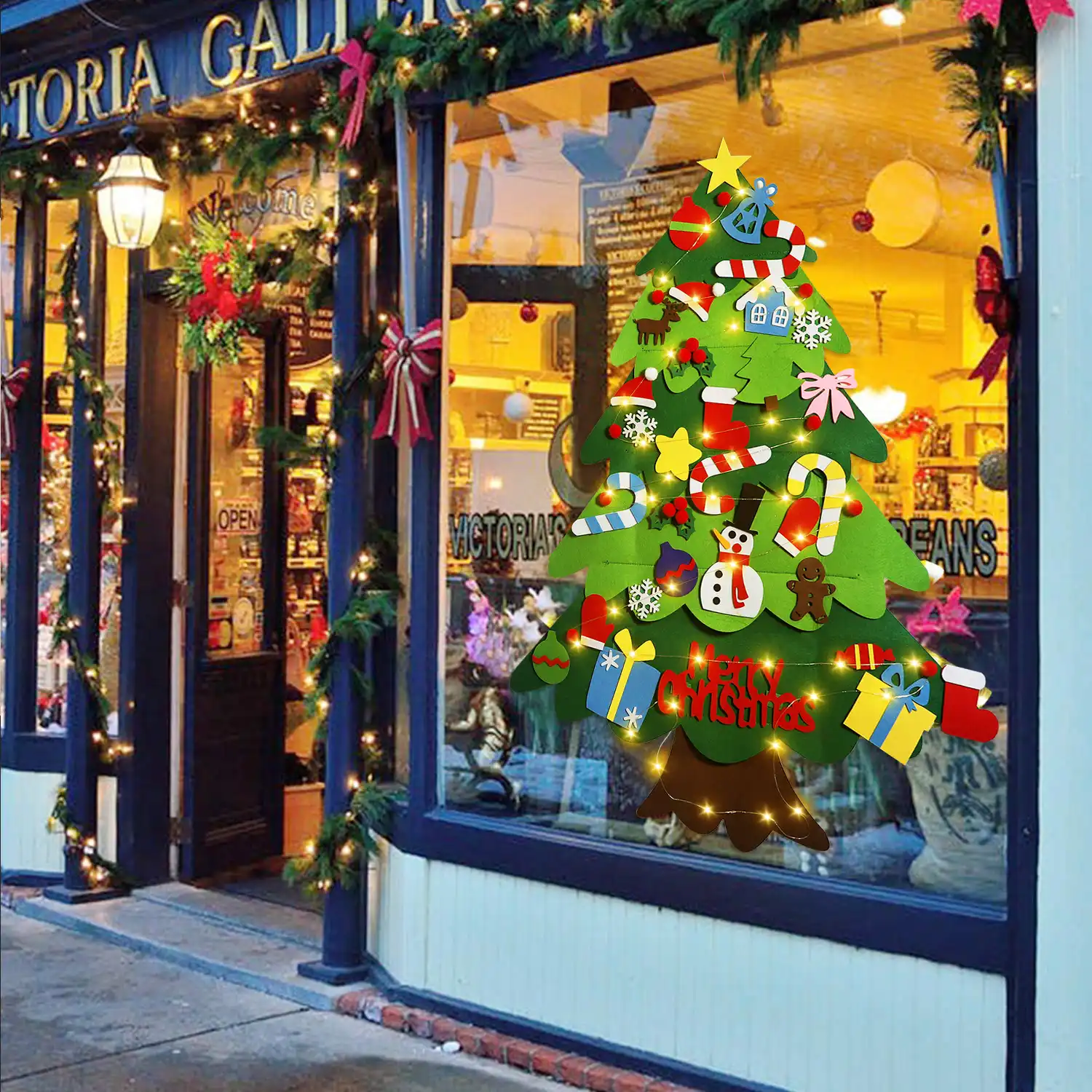 toys artificial tree wall hanging ornaments christmas decoration