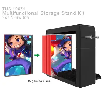 Durable Storage Bracket Holder Game Disc Controller Tower Fit Games Accessories for Nintend Switch Console 245x105x95mm
Durable Storage Bracket Holder Game Disc Controller Tower Fit Games Accessories for Nintend Switch Console 245x105x95mm