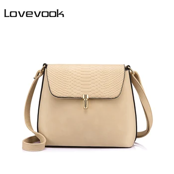 

LOVEVOOK brand crossbody bags for women small shoulder bag female solid hasp handbag purse Black/Apricot/Blue messenger bag 2020