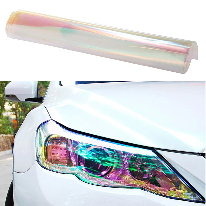 Car Chameleon Tint Light Stickers Headlight Taillight Transparent Smoke Covering Film Sheet Sticker Car styling Accessories
Car Chameleon Tint Light Stickers Headlight Taillight Transparent Smoke Covering Film Sheet Sticker Car styling Accessories