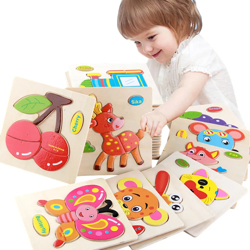 Baby Toys Wooden Cartoon Animals Traffic Fruit 3D Puzzle Toy Children Educational Montessori Toy Girls Boys Puzzles Game Gift
Baby Toys Wooden Cartoon Animals Traffic Fruit 3D Puzzle Toy Children Educational Montessori Toy Girls Boys Puzzles Game Gift