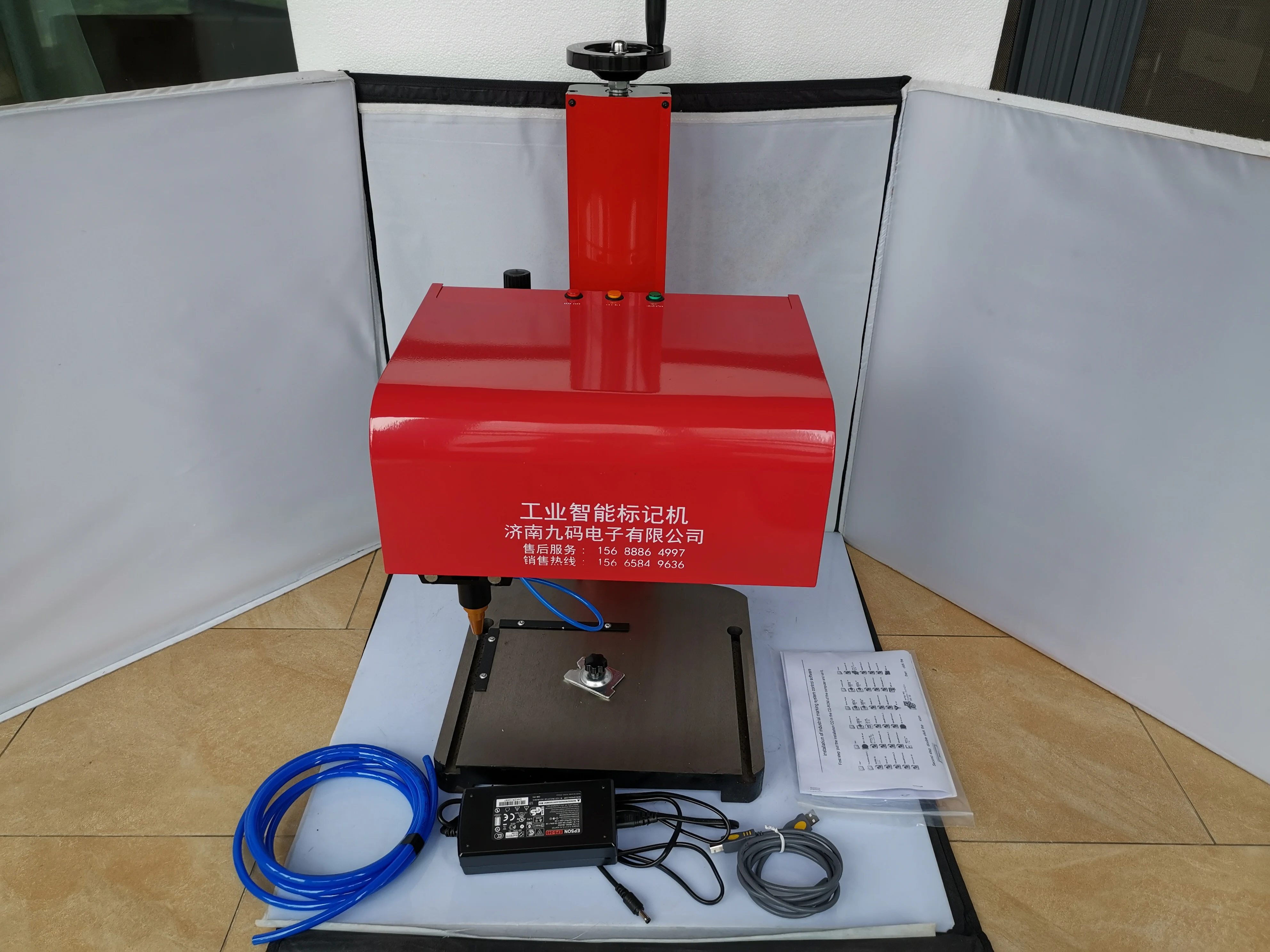 KT-QD01 flat pneumatic marking machines, nameplate marking machines, USB computer connection control data ,Marking area 200x300
KT-QD01 flat pneumatic marking machines, nameplate marking machines, USB computer connection control data ,Marking area 200x300