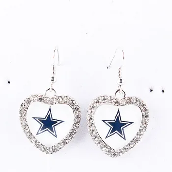 10 Pairs/Lot Fans Earrings Enamel Football Team Logo Charms Dangle Earrings Drop Shipping 
10 Pairs/Lot Fans Earrings Enamel Football Team Logo Charms Dangle Earrings Drop Shipping