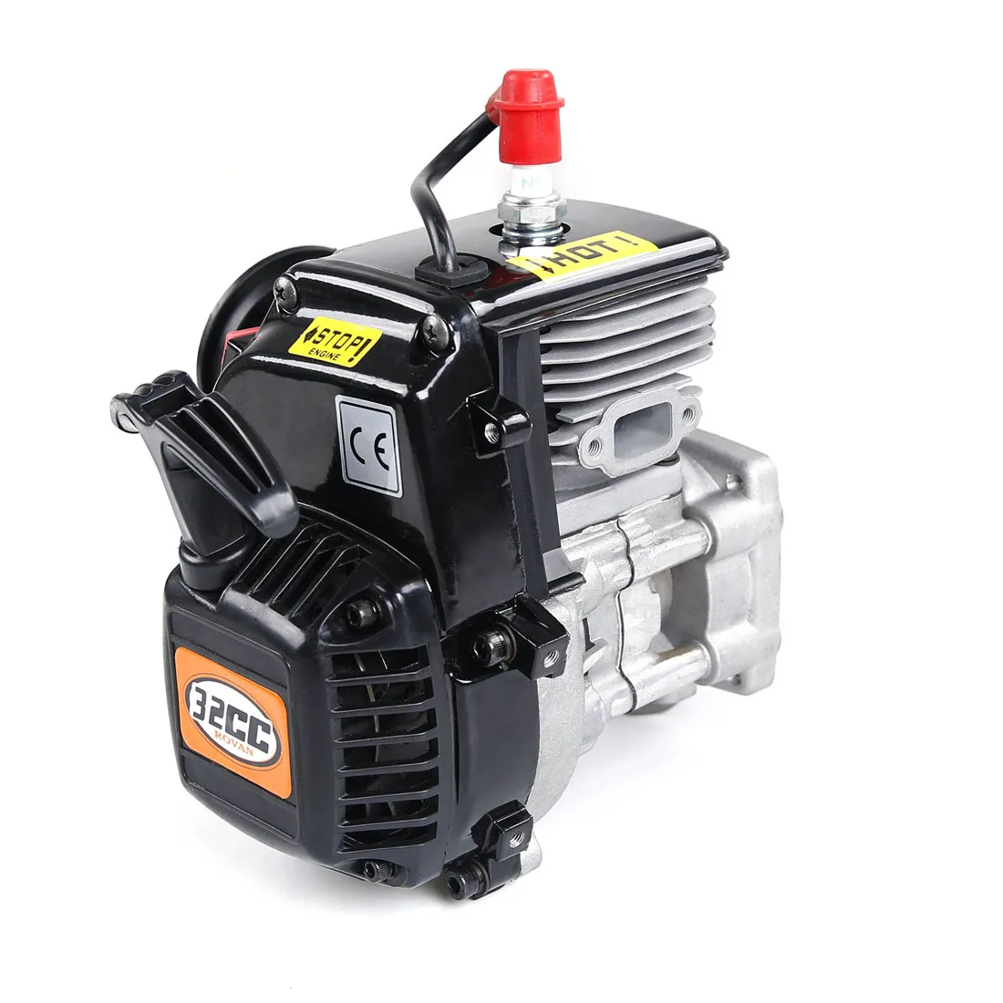 32cc Single-Cylinder Two-Stroke 3.24 Hp Four-Point Fixed Easily Starting Engine For 1/5 Rovan HPI KM BAJA RC Car - Basic Version
32cc Single-Cylinder Two-Stroke 3.24 Hp Four-Point Fixed Easily Starting Engine For 1/5 Rovan HPI KM BAJA RC Car - Basic Version