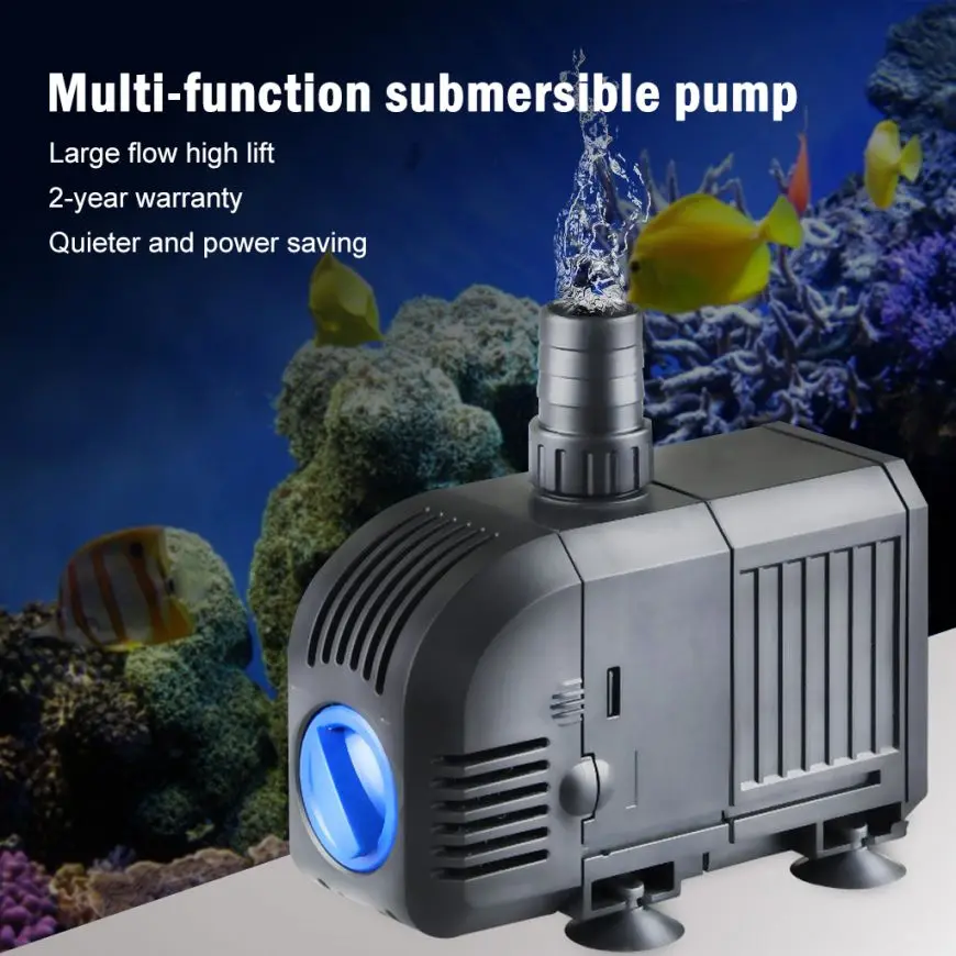 1 220V-240V Multifunctional Submersible Pump Fish Tank Water Wave Pump Koi Garden Pond Super Strong Water Pump