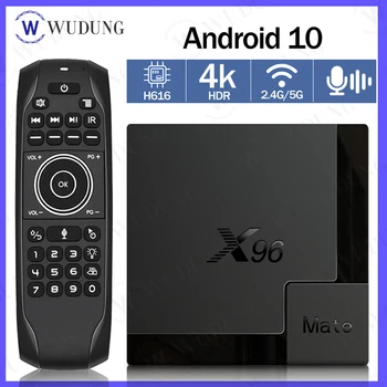 X96 MATE Smart Tv Box Android 10.0 Allwinner H616 Quad Core ARM Cortex A53 DDR3 4GB 32GB/64GB 4K Media Player set top box
X96 MATE Smart Tv Box Android 10.0 Allwinner H616 Quad Core ARM Cortex A53 DDR3 4GB 32GB/64GB 4K Media Player set top box