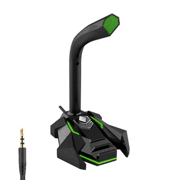 3.5mm USB Wired Desktop Microphone 360 Degree Adjustable Condenser Microphone Dual Mic for Computer Laptop Recording Gaming 
3.5mm USB Wired Desktop Microphone 360 Degree Adjustable Condenser Microphone Dual Mic for Computer Laptop Recording Gaming